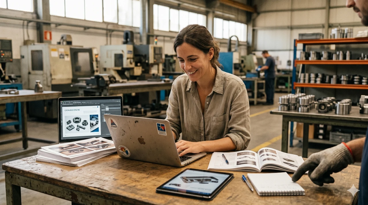 Criar um catálogo online para fábrica